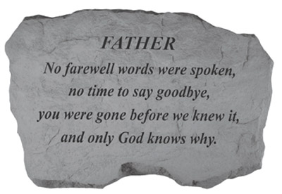 kay berry FATHER – No Farewell Words…