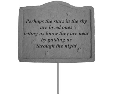 kay berry Garden Stake-Perhaps the stars…