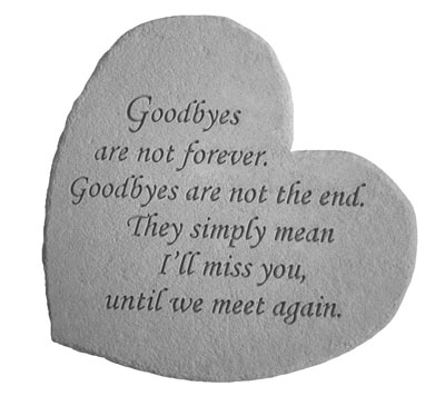 kay berry Goodbyes are not forever…