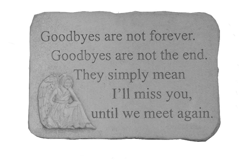 kay berry Goodbyes are not…
