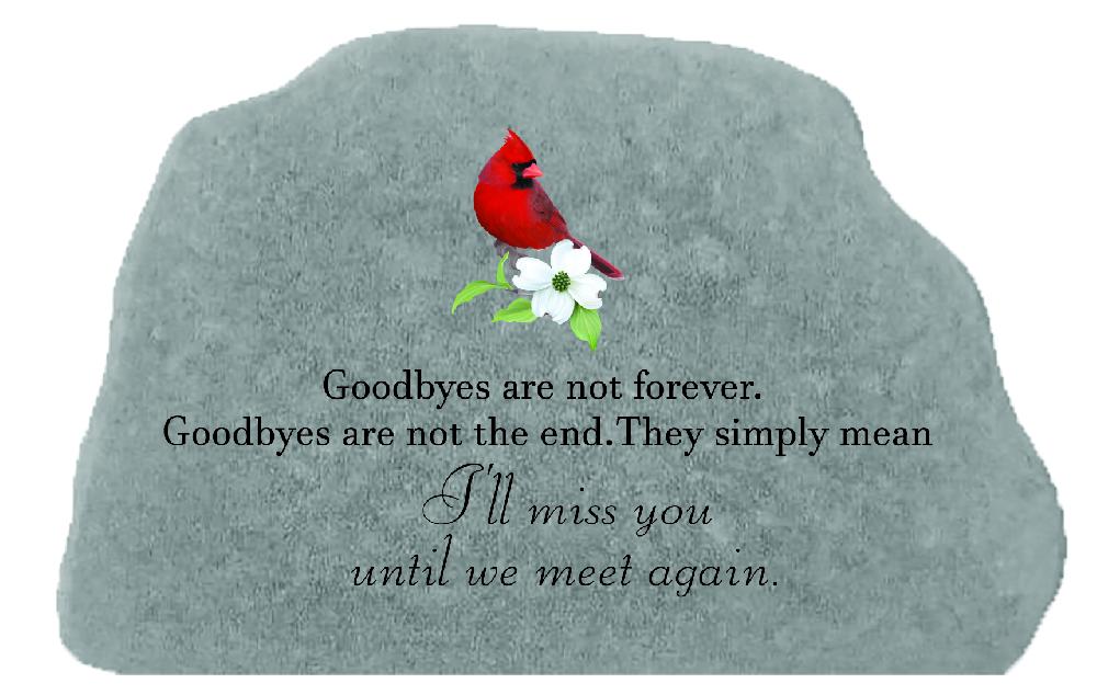 kay berry Goodbyes w/cardinal