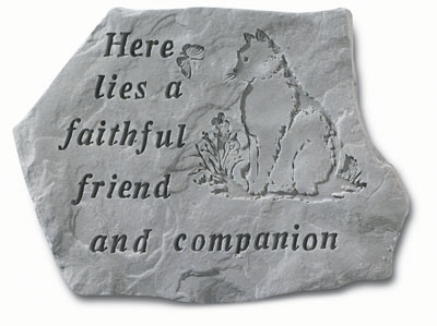 kay berry Here lies a faithful…w/cat
