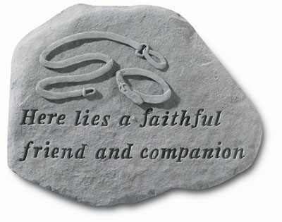 kay berry Here lies… w/leash & collar