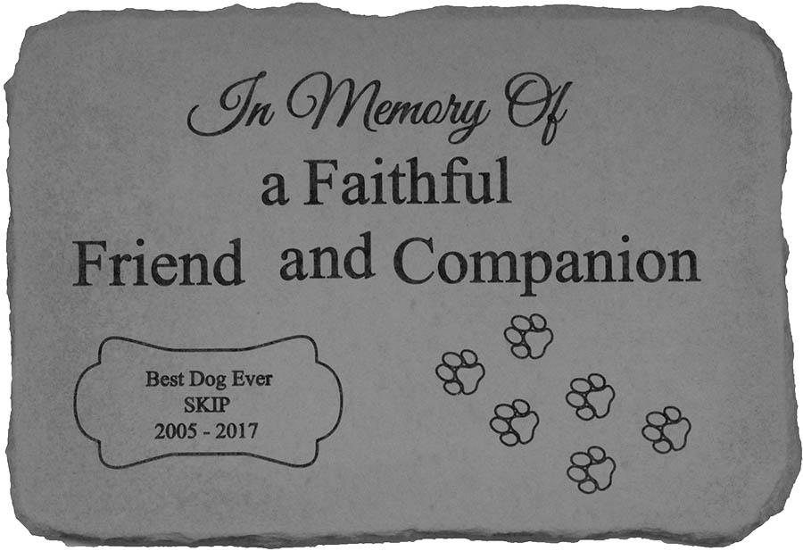 kay berry In memory of (dog)…personalized