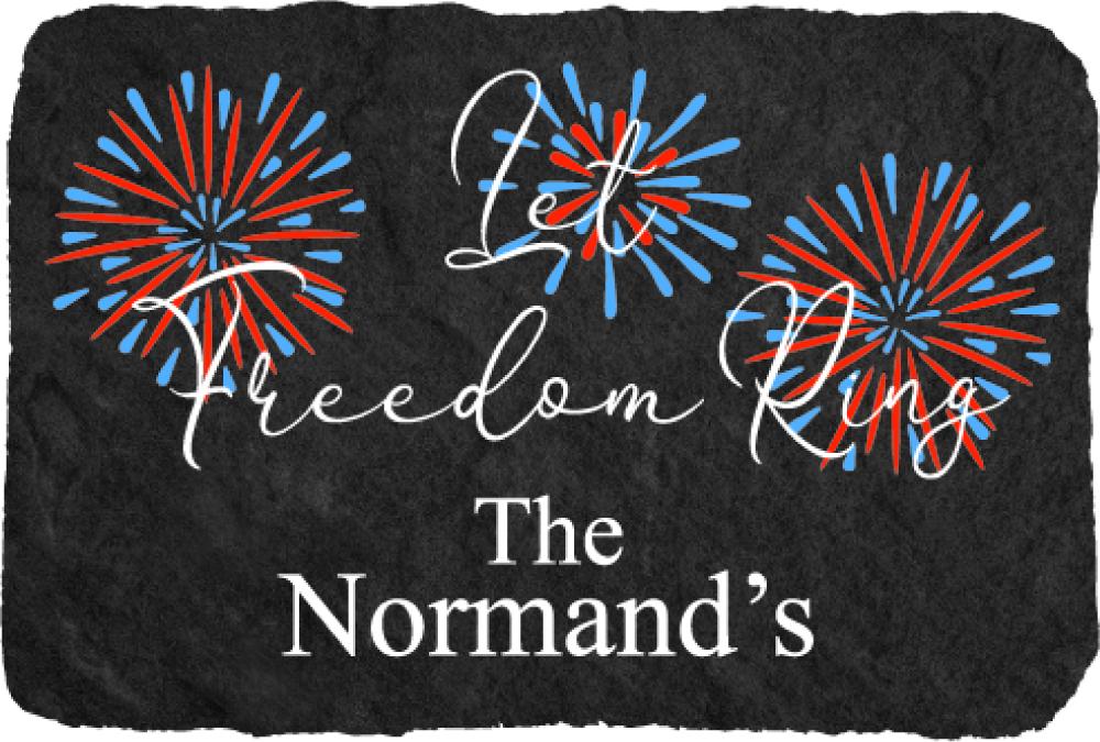 kay berry Let Freedom Ring….personalized