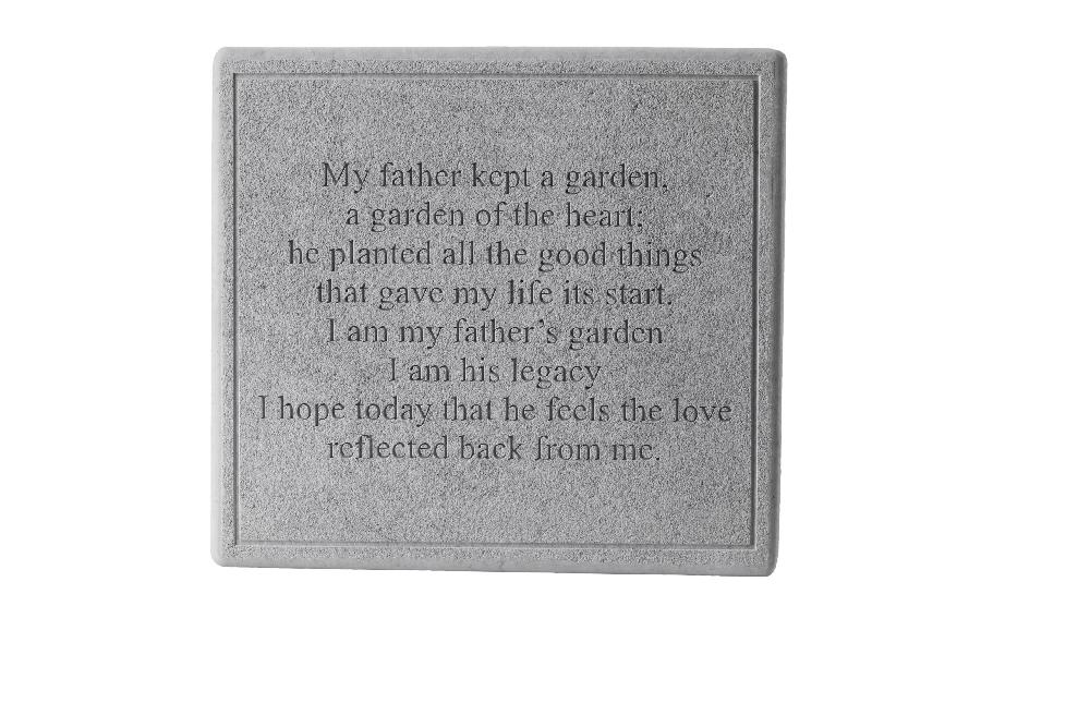 kay berry My father kept a garden…square marker