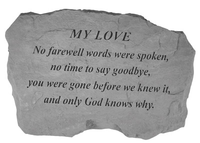kay berry MY LOVE – No Farewell Words…