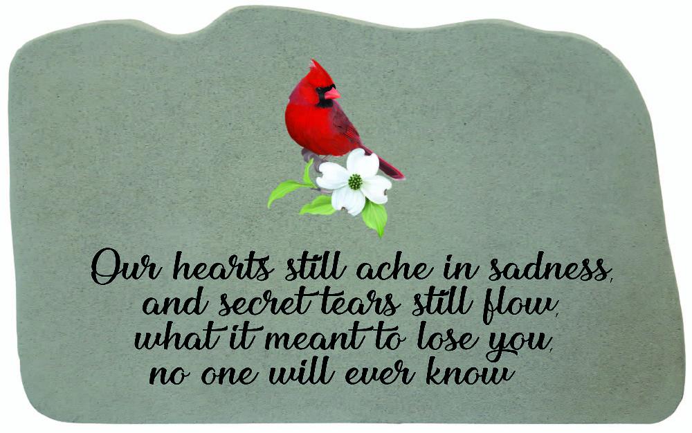 kay berry Our hearts w/cardinal