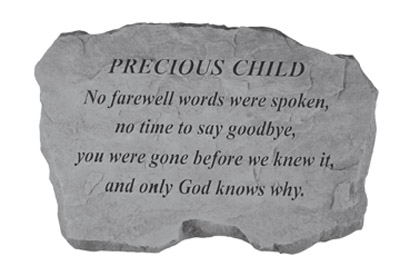 kay berry PRECIOUS CHILD – No Farewell Words…