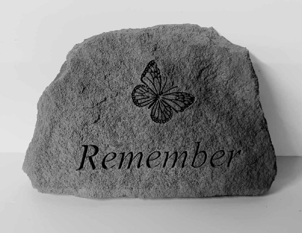 kay berry Remember w/butterfly