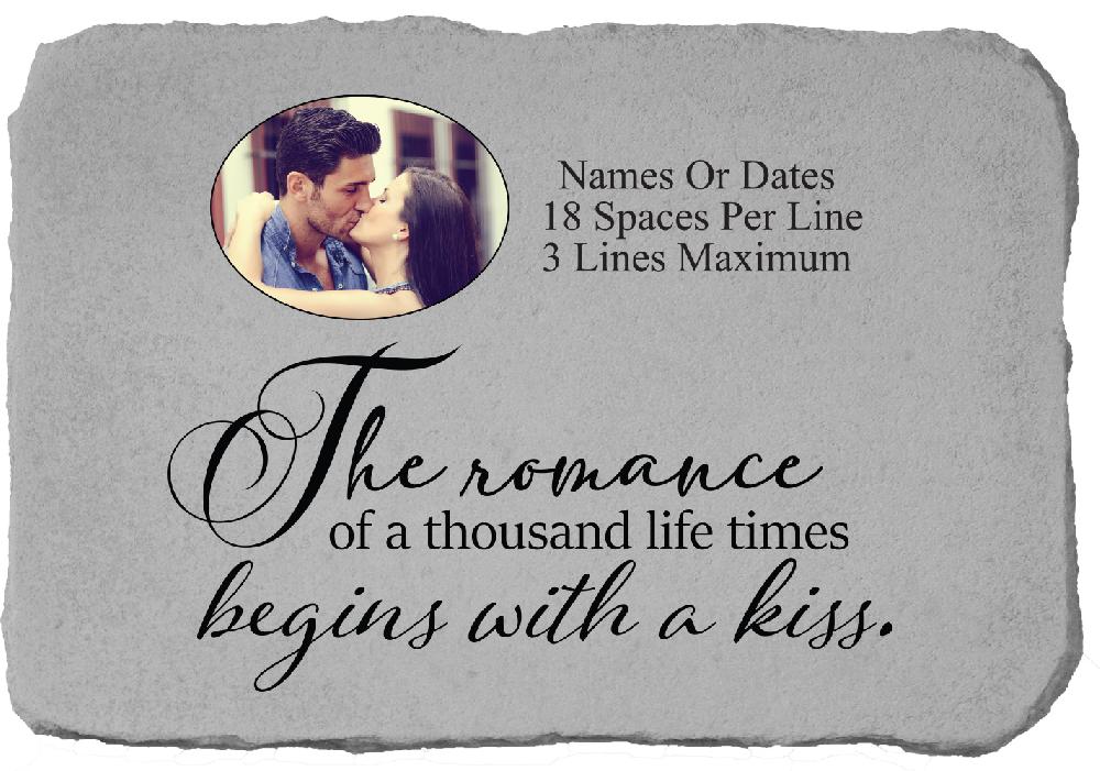 kay berry The romance of….personalized photo stone