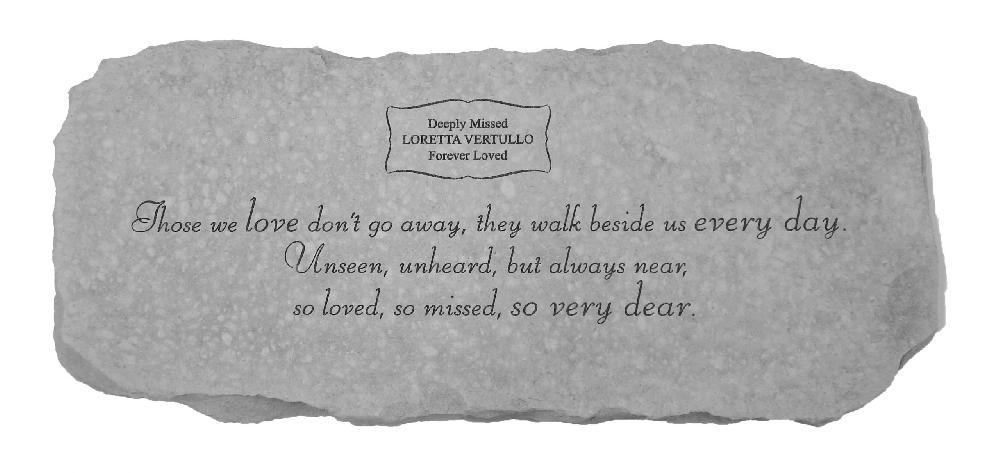 kay berry Those we love…/ bench personalized