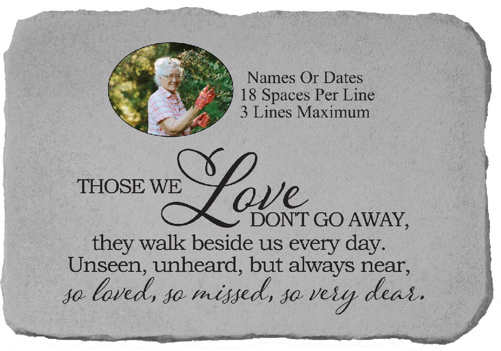 kay berry Those we love…personalized photo stone