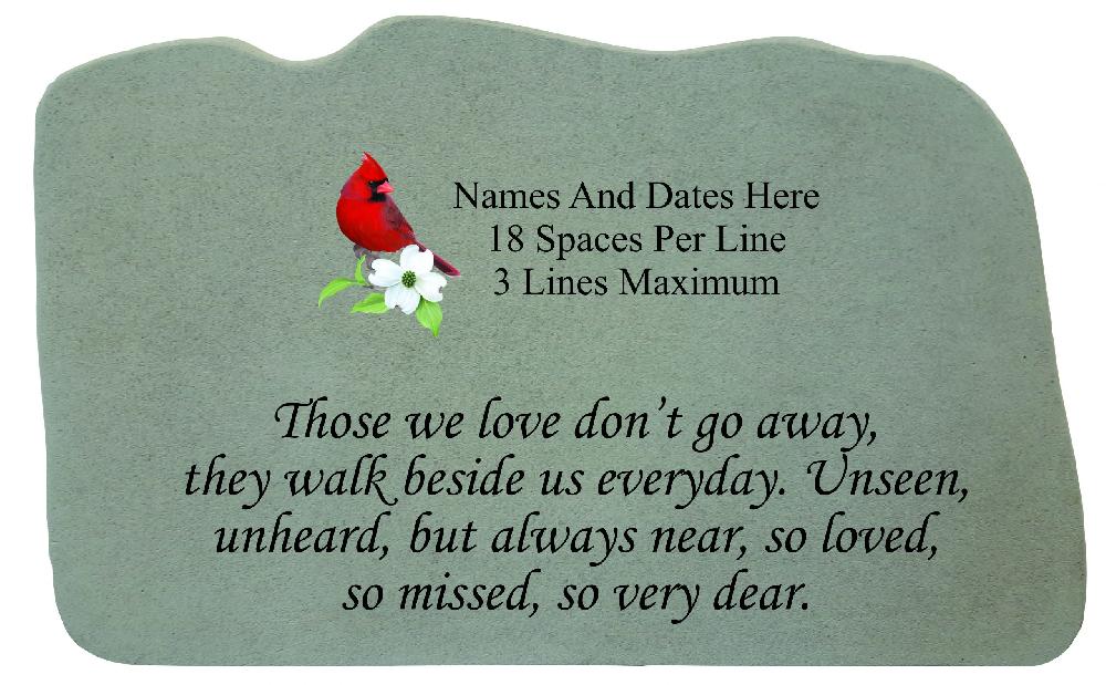 kay berry Those we love…w/cardinal personalized