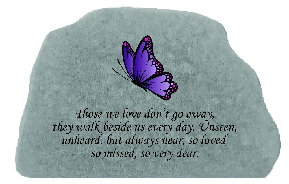 kay berry Those we love w/purple butterfly