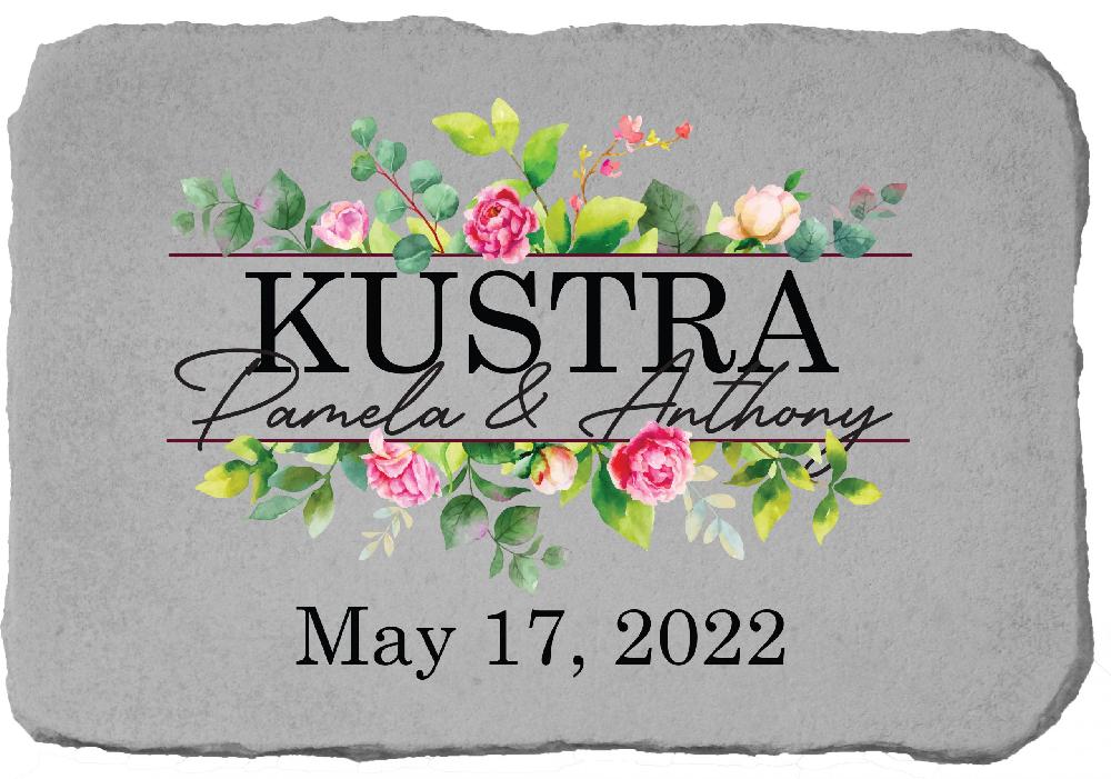 kay berry Wedding w/flowers…personalized