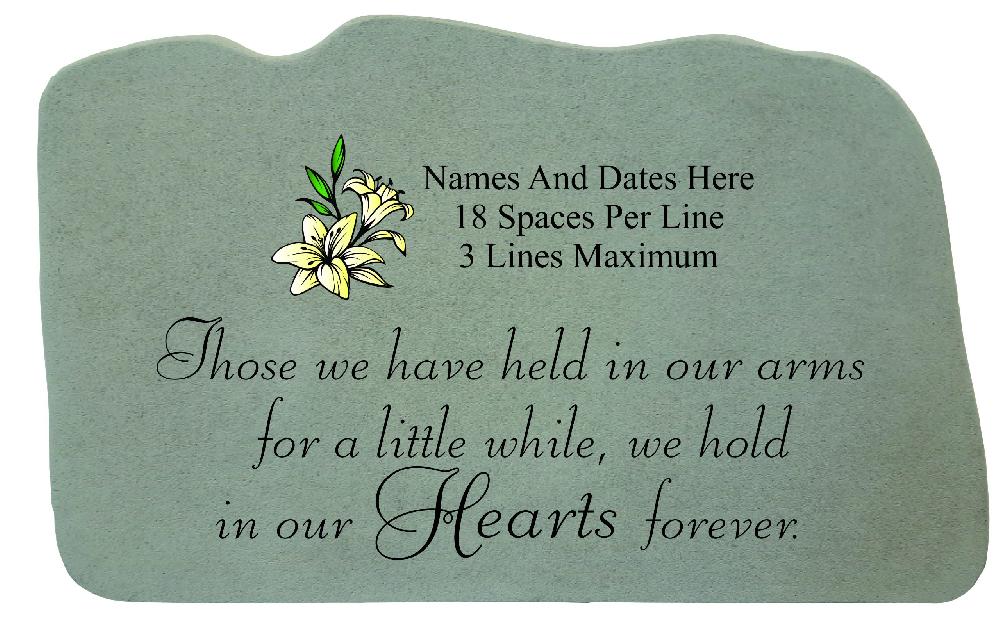 kay berry Those we have held w/lily image personalized