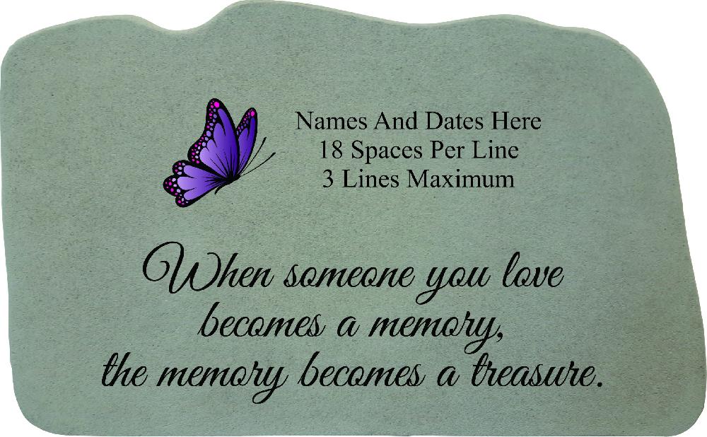 kay berry When someone w/purple butterfly image personalized