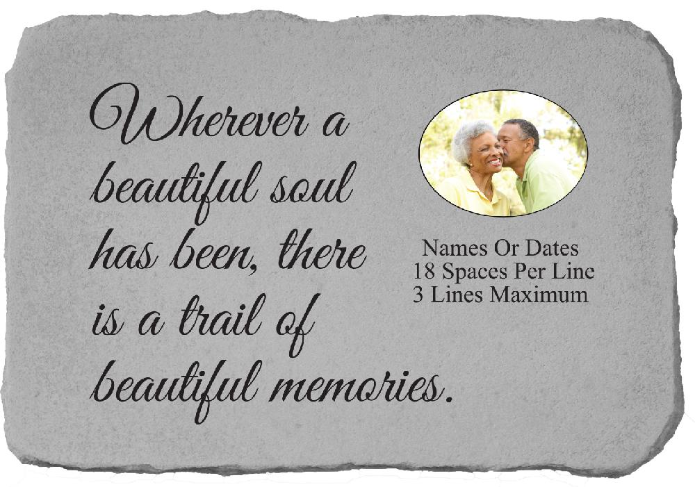 kay berry Wherever a beautiful….personalized photo stone