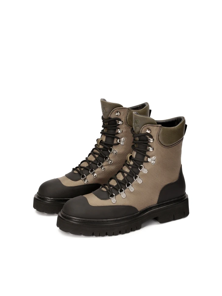 Kazar Attractive Men's Boots Made Of Combined Materials