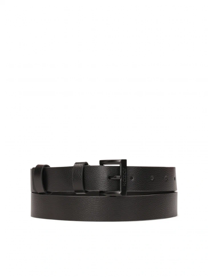 kazar Black belt with a distinctive pea-like texture