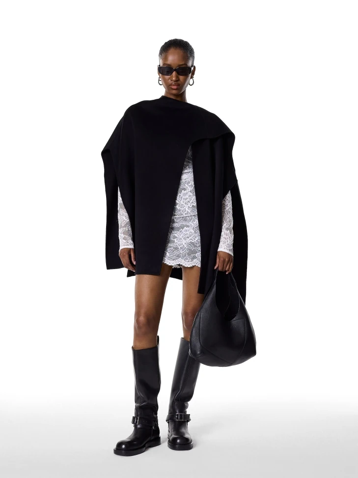 Kazar Black Boots With Slip-on Upper On A Flat Sole