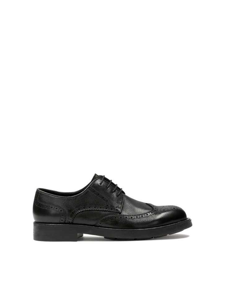 kazar Black casual shoes with intricate embellishment
