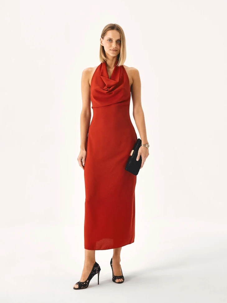 Kazar Black Clutch Bag Covered In Venetian-style Lace