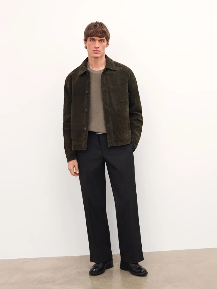 Kazar Black Leather Chelsea Boots With Openwork Embellishment