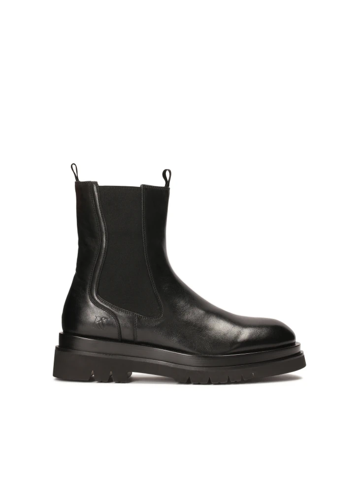 kazar Black men's Chelsea boots with a classic look