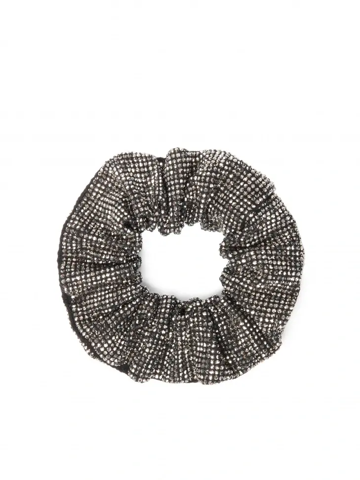 Kazar Black Scrunchie Eraser With Graphite Embellishments