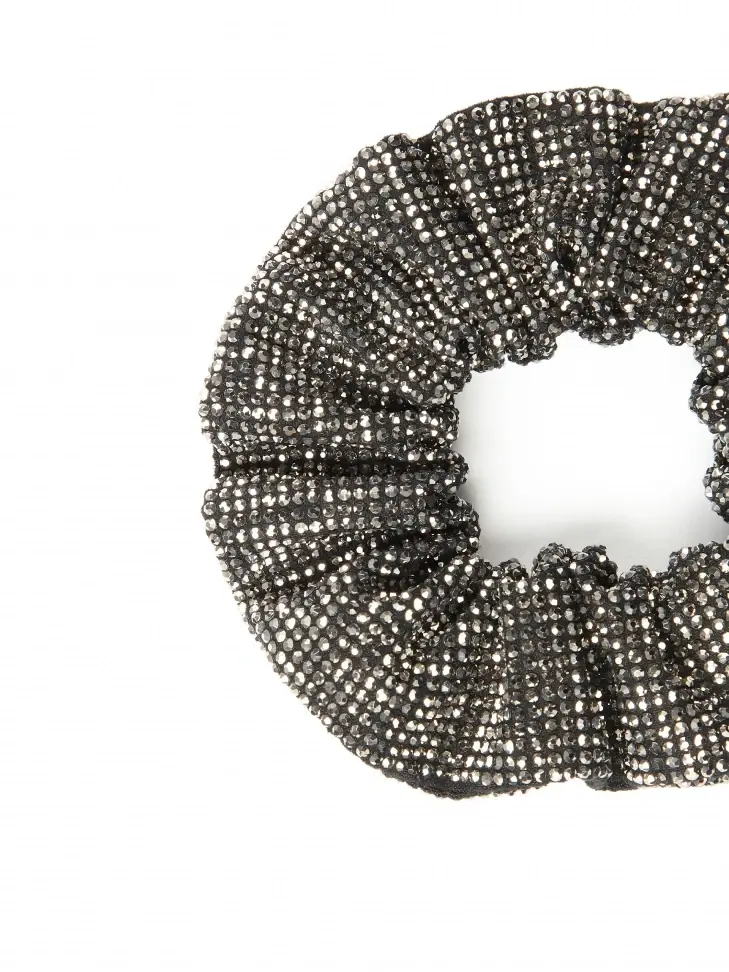 Kazar Black Scrunchie Eraser With Graphite Embellishments