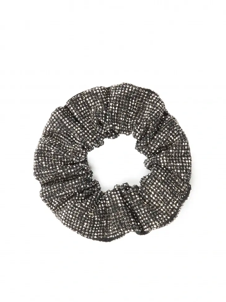 kazar Black scrunchie eraser with graphite embellishments