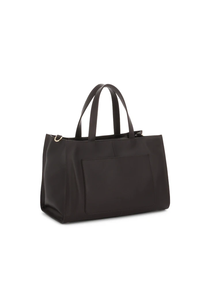 Kazar Brown Natural Leather Handbag With A Minimalist Design