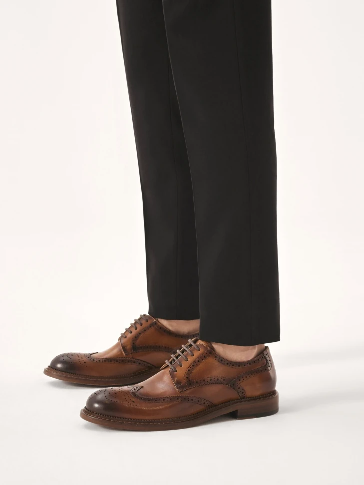 Kazar Business Brogue Shoes With Openwork Decoration