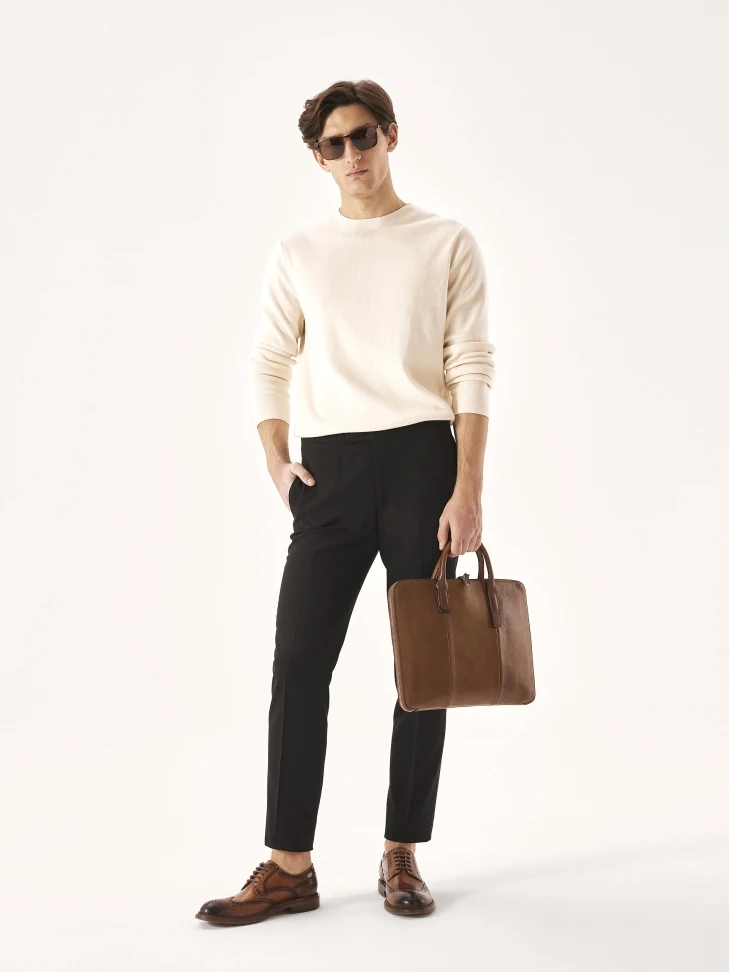 Kazar Business Brogue Shoes With Openwork Decoration