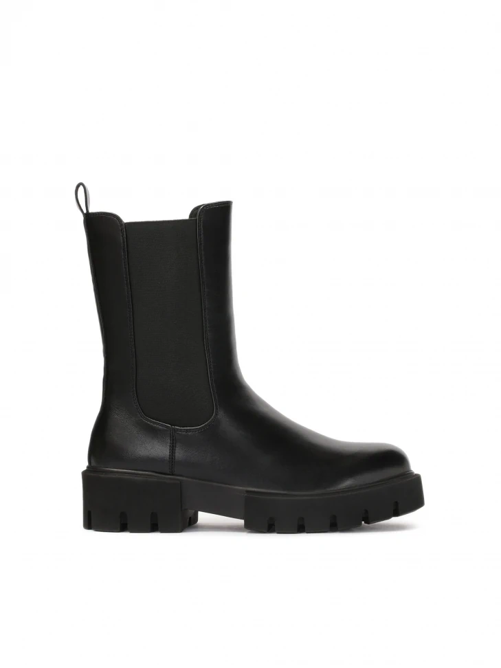 kazar Chelsea boots with chunky sole and slip-on style upper