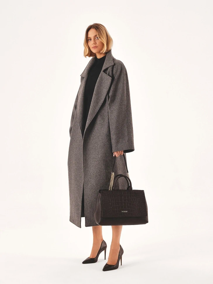Kazar Chic Handbag In The Form Of A Trunk With Handles