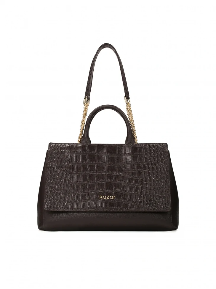 kazar Chic handbag in the form of a trunk with handles
