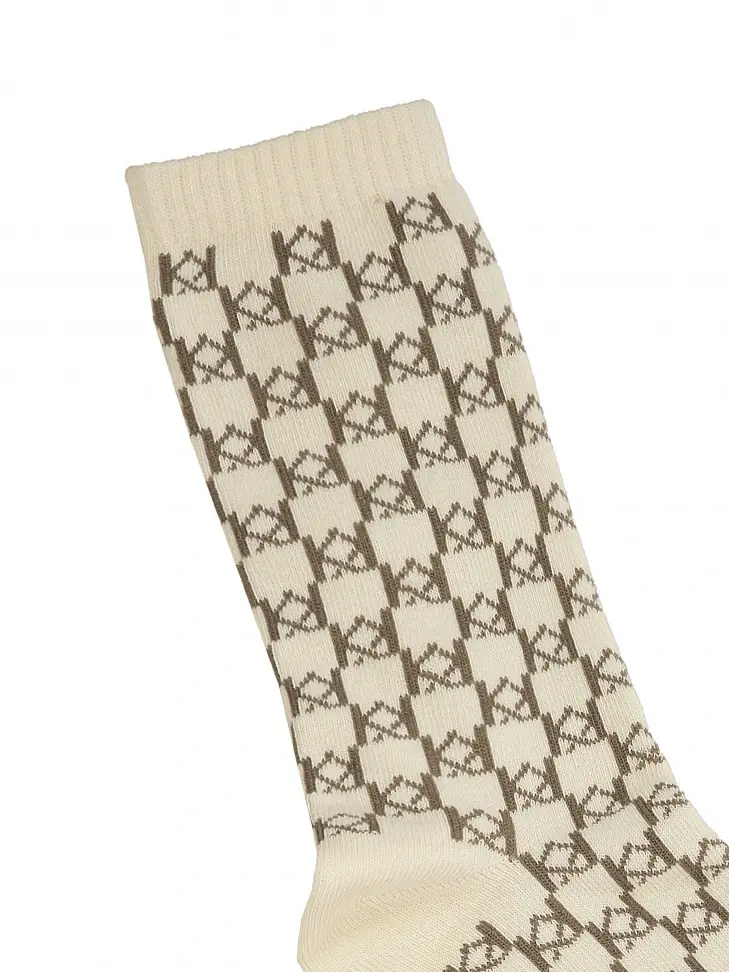 Kazar Combed Cotton Socks Decorated With KAZAR Logo