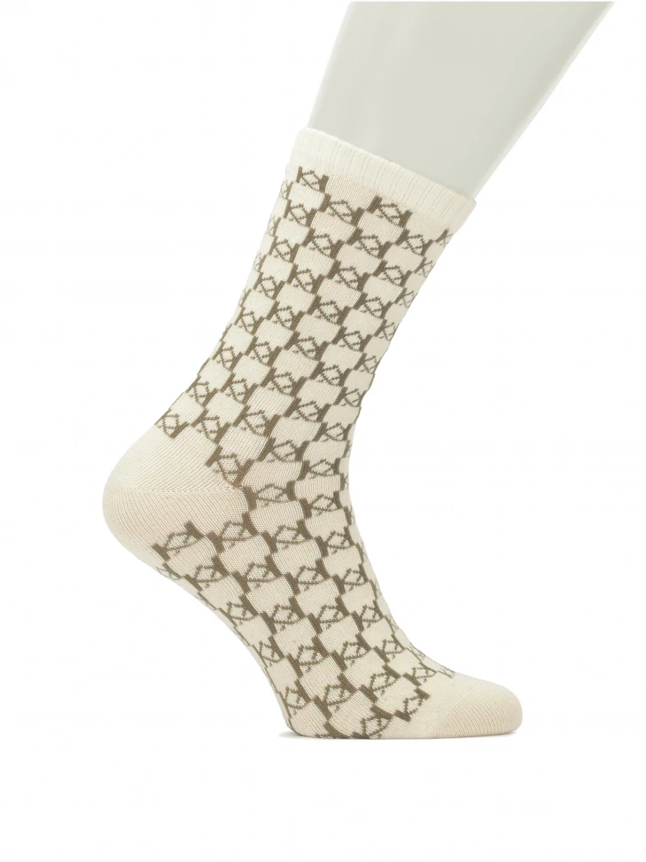 kazar Combed cotton socks decorated with KAZAR logo