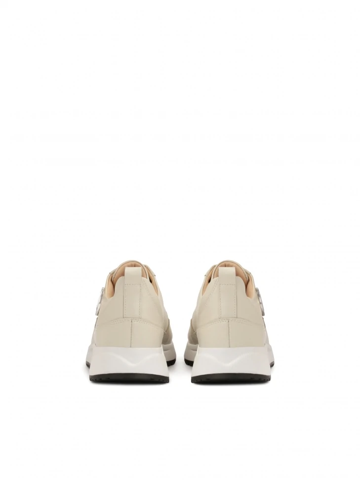 Kazar Comfortable Sneakers Decorated With A Silver Monogram