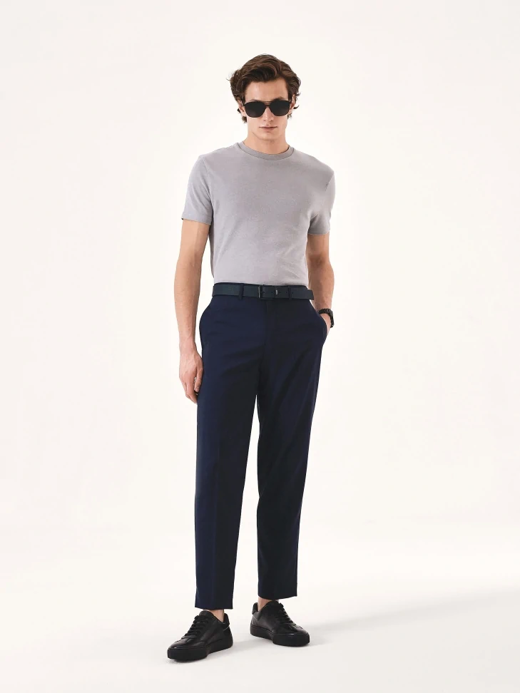 Kazar Double-sided Men's Belt In Embossed And Smooth Leather