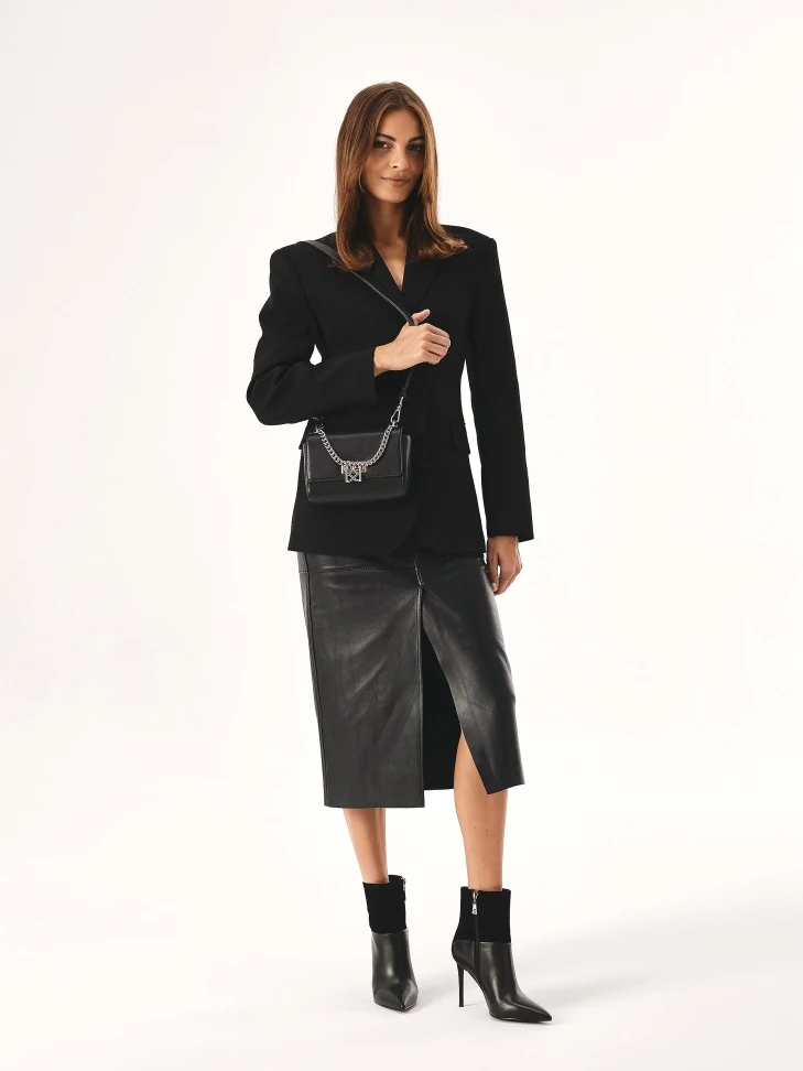 Kazar Elegant Black Boots On A Slender Stiletto Heel