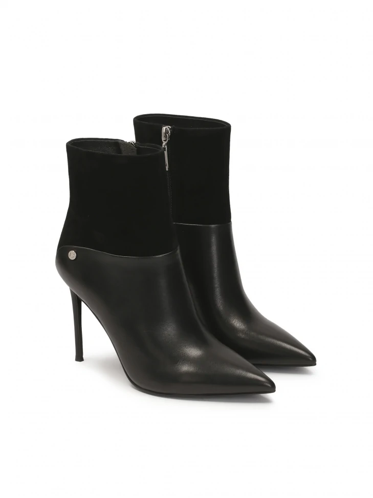 Kazar Elegant Black Boots On A Slender Stiletto Heel