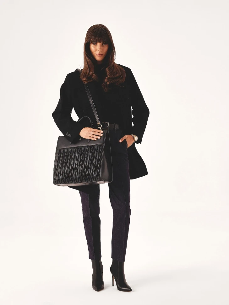 Kazar Elegant Business Handbag With Striking Quilting