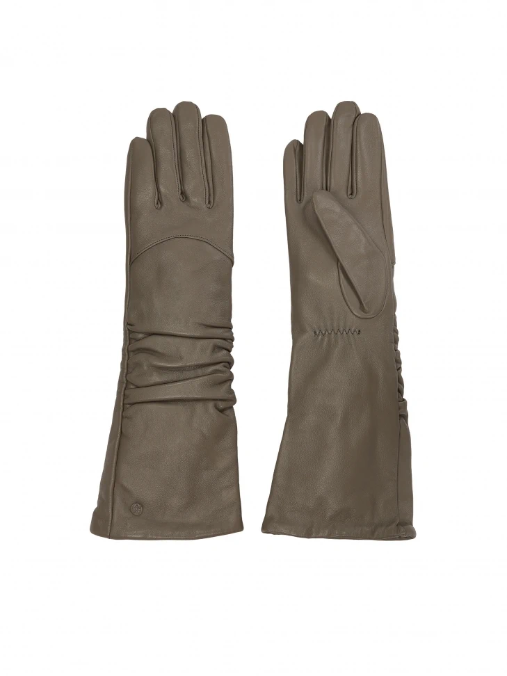 Kazar Elegant Long Leather Gloves With Touch Screen Function