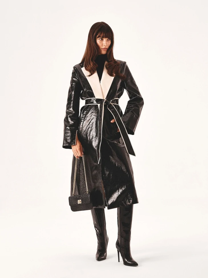 Kazar Elegant Stiletto Heeled Boots In Patent Leather