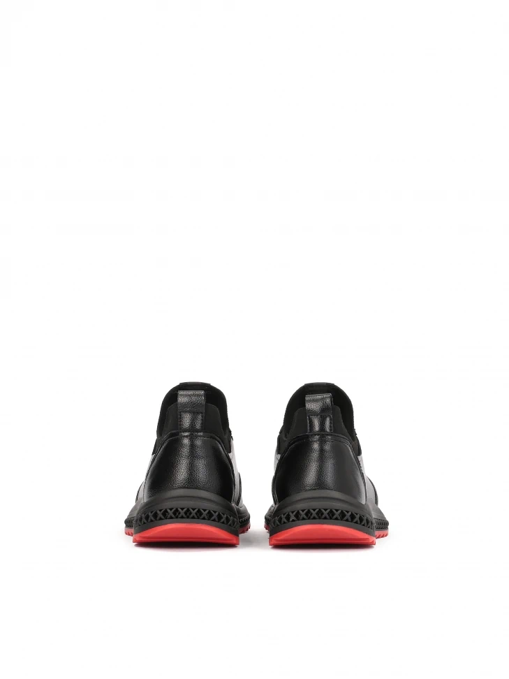 Kazar Fashionable Leather Sneakers On An Interesting Sole