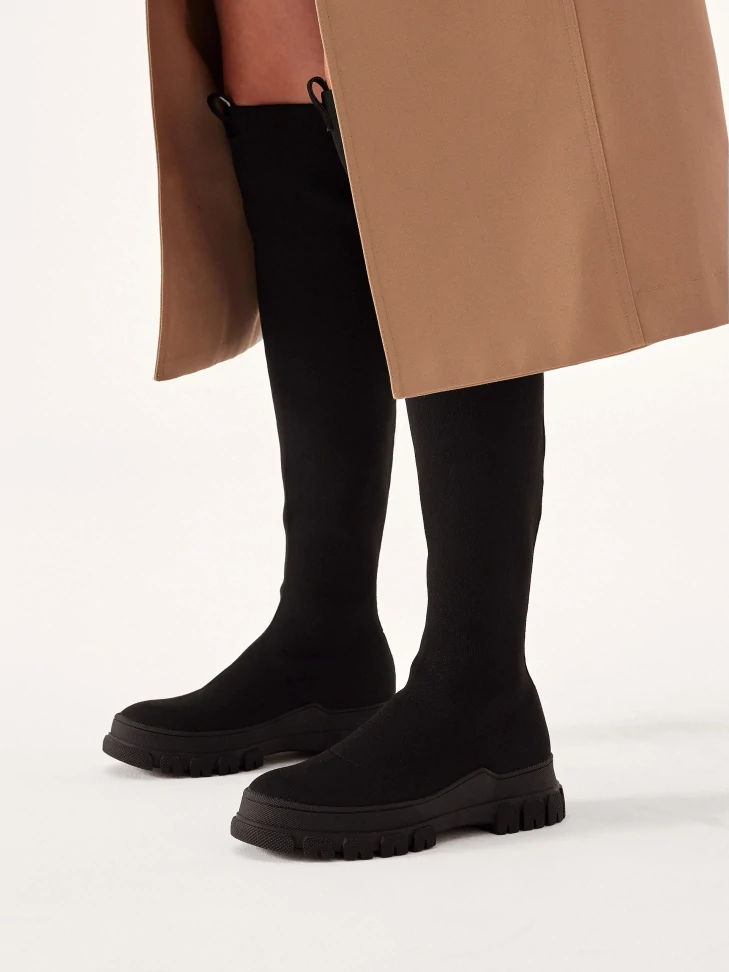 Kazar Flexible Over The Knee Boots On A Straight Sole